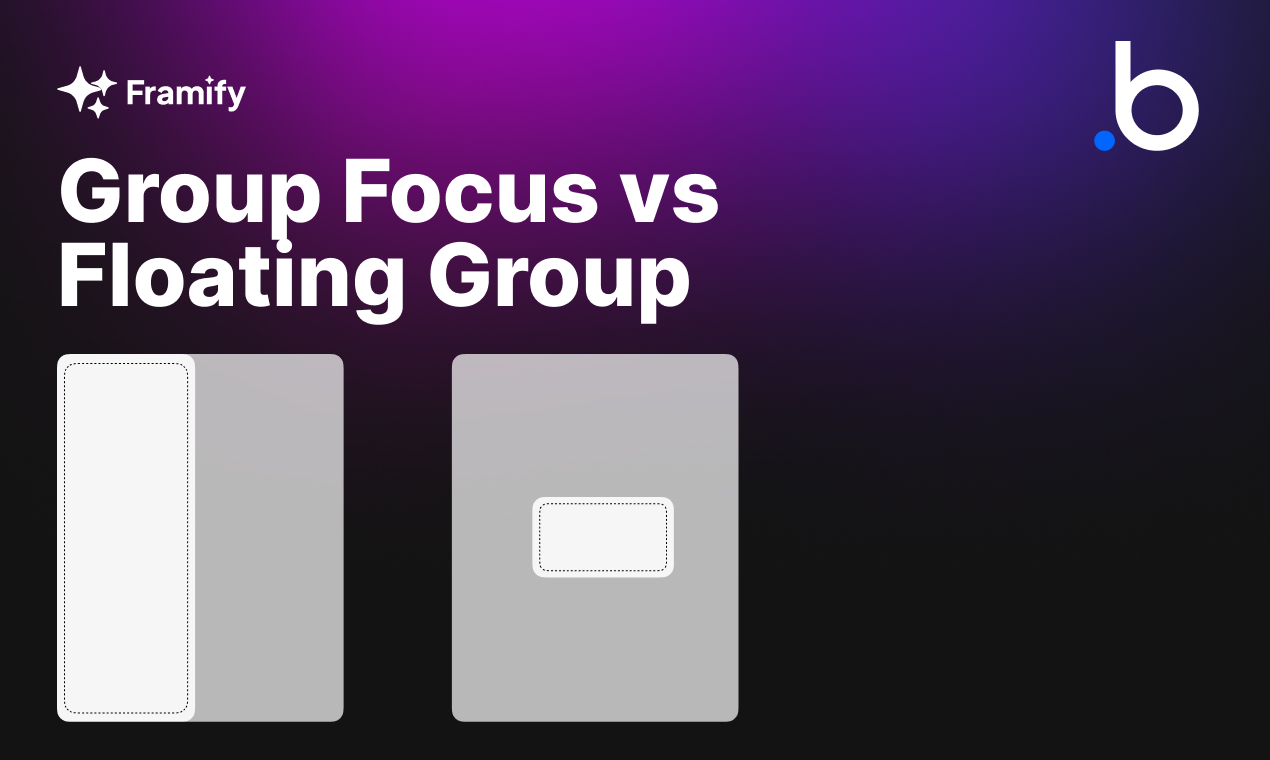 Learn the key differences between Floating Group and Group Focus in Bubble.io, their ideal use cases, design customization, and how to enhance your web applications with these powerful UI elements. Perfect your Bubble.io projects with Framify.io insights.