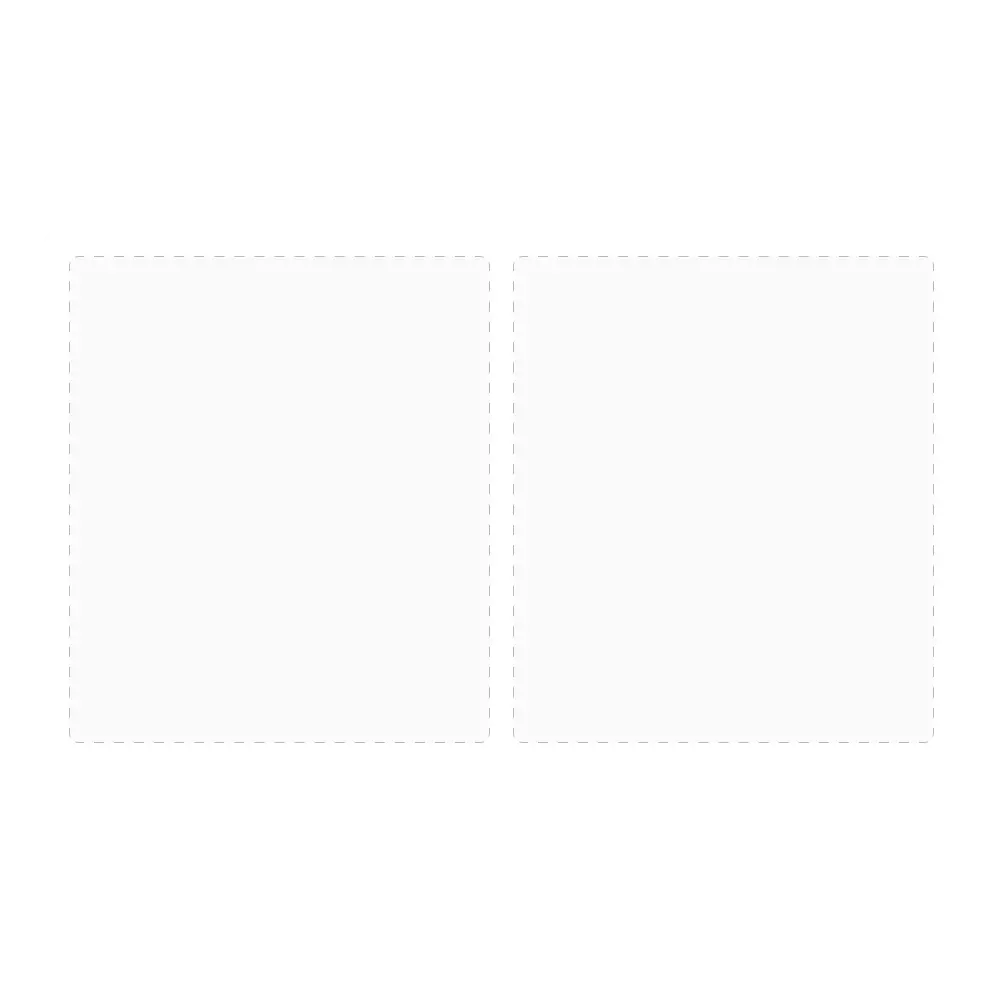 Visual preview of Side by Side component for Bubble
