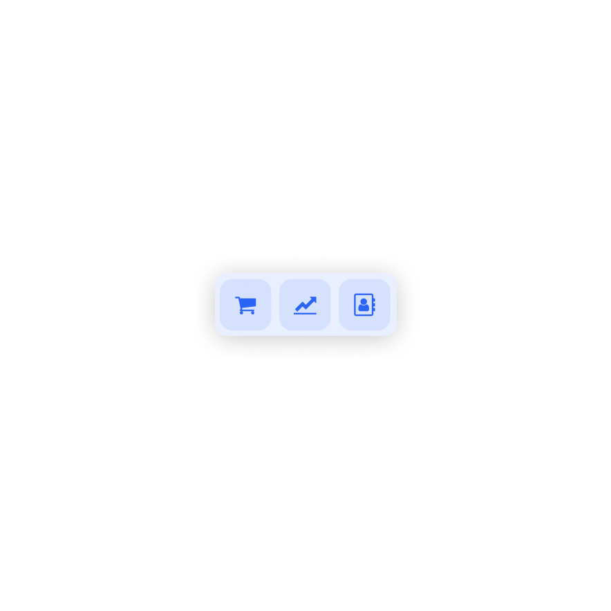 Visual preview of Grouped Buttons component for Bubble