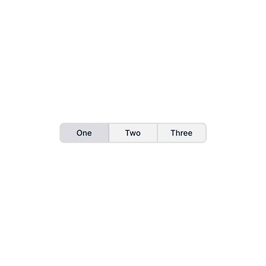 Visual preview of Button Group component for Bubble