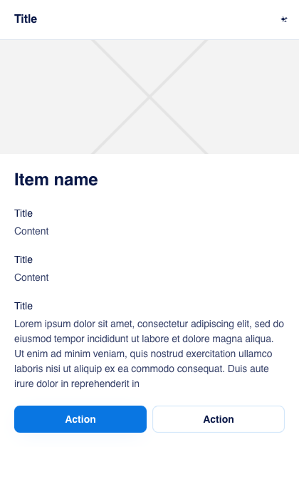 Visual preview of Sidemenu component for Bubble