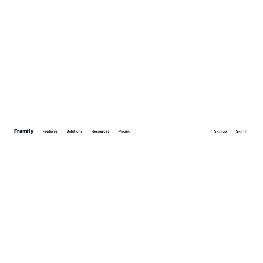 Visual preview of Header component for Bubble