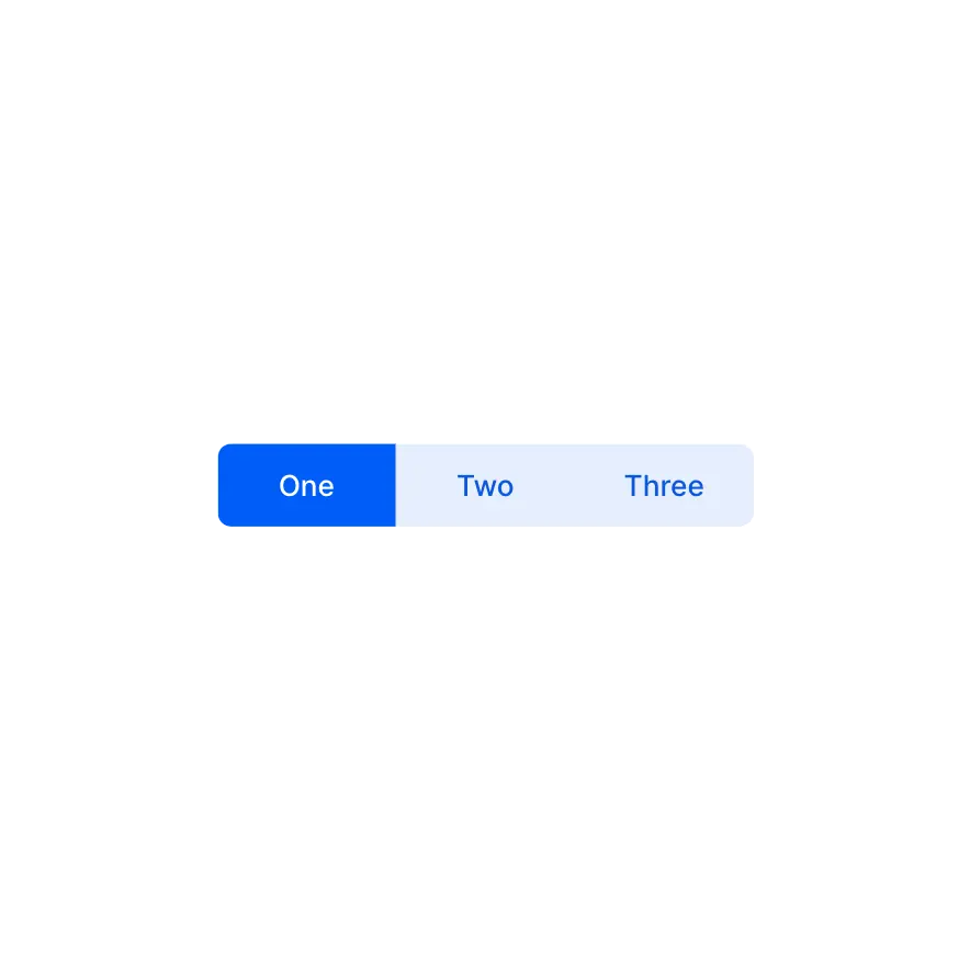 Visual preview of Button Group component for Bubble