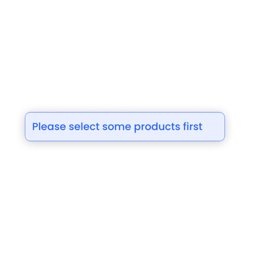 Visual preview of Info alert component for Bubble