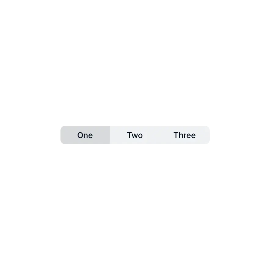 Visual preview of Button Group component for Bubble